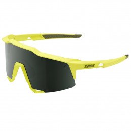 LUNETTES 100% Speedcraft Soft Tact Banana Grey Green Lens